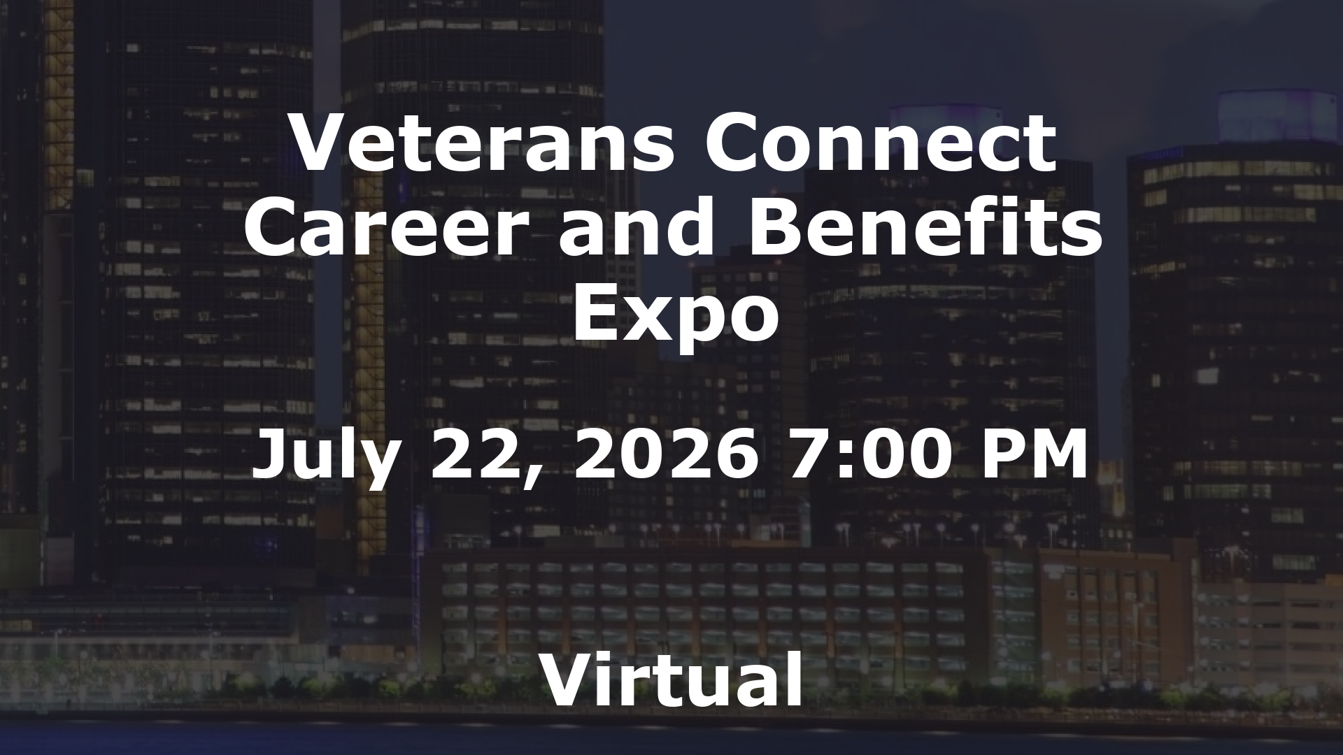 Veterans Connect Career and Benefits Expo event image